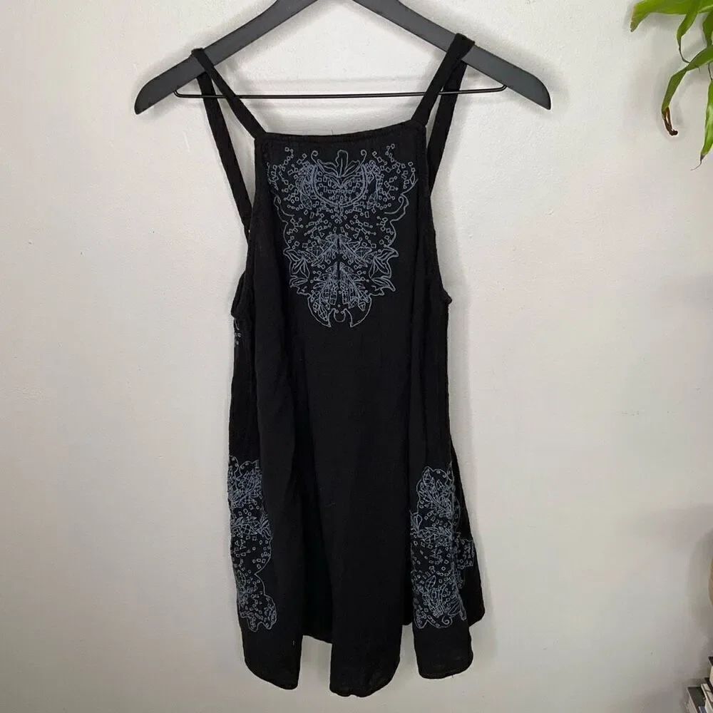 Free People Tulum Cutwork Mini Dress - Picture 2 of 6